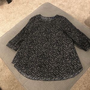 French Connection Leopard print Shirt size M/L